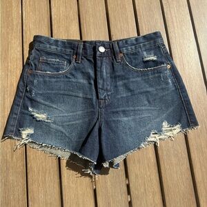 BLANKNYC] The Barrow Vintage High-Rise Denim Shorts (Size 27)